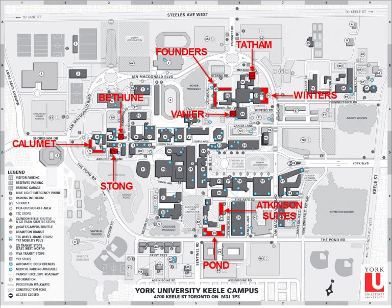 RESIDENCE LOCATIONS - KEELE | Housing & Conference Services